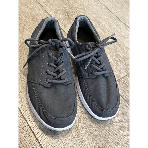 Travis Mathew Other - Cuater Travis Mathew Quincy Sneakers Mens 8 Black Canvas Golf Casual Shoes